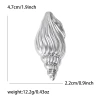 Personalized cross-border European and American landscape, conch cold style, high-end sense brooch, brooch flower, pin accessory, irregular-shaped brooch clasp details Picture